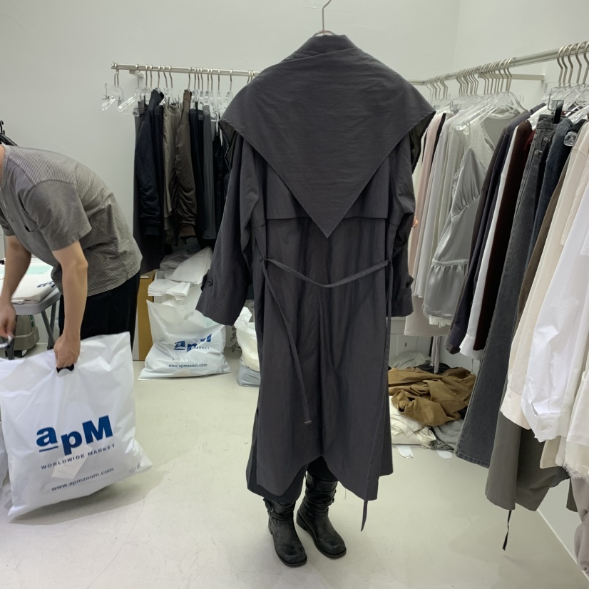 PADO東大門㊣直郵女士新品真品25秋冬時尚人氣長款風衣含腰帶PADO長款風衣