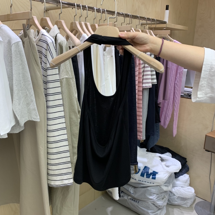 PLEASURE東大門㊣直郵女裝新品休閑推薦真品時尚人氣吊帶背心PLEASURE吊帶/背心