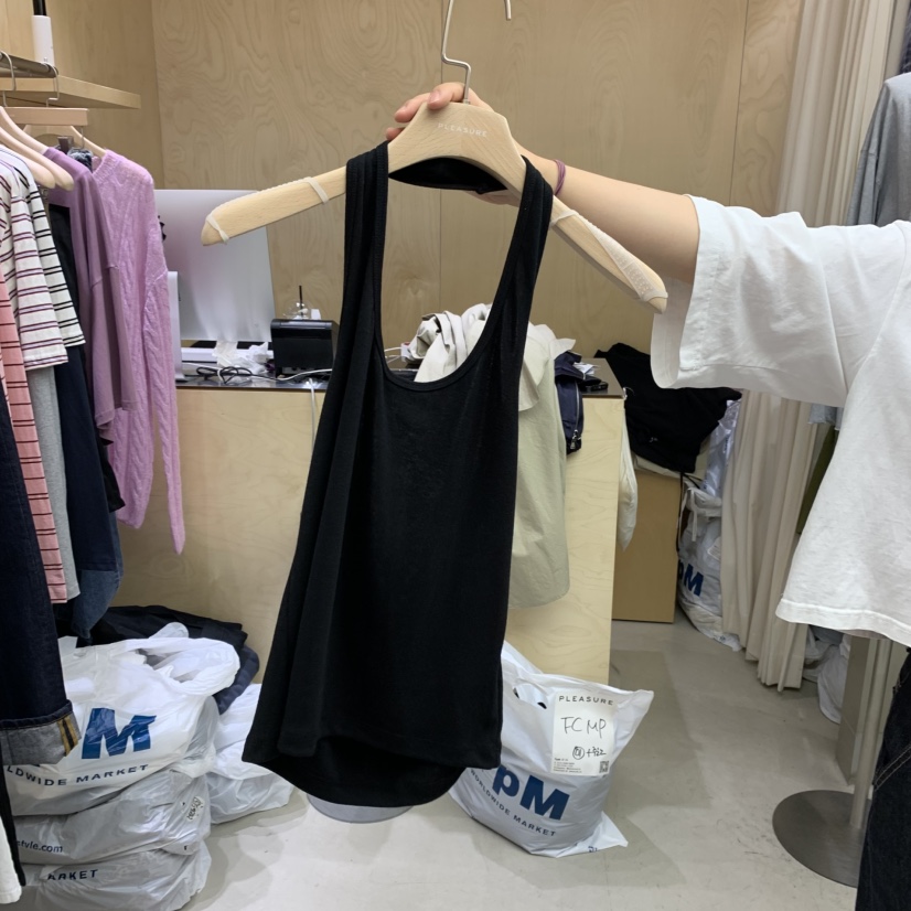 PLEASURE東大門㊣直郵女裝新品休閑推薦真品時尚人氣吊帶背心PLEASURE吊帶/背心圖色3