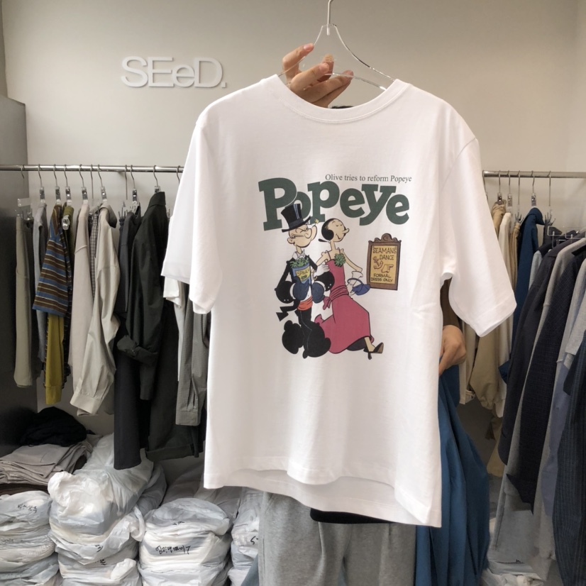 LEESEED-A東大門㊣代購女士新款職業熱賣休閑人氣真品時尚T恤SEeD/LEESEEDT恤圖色2