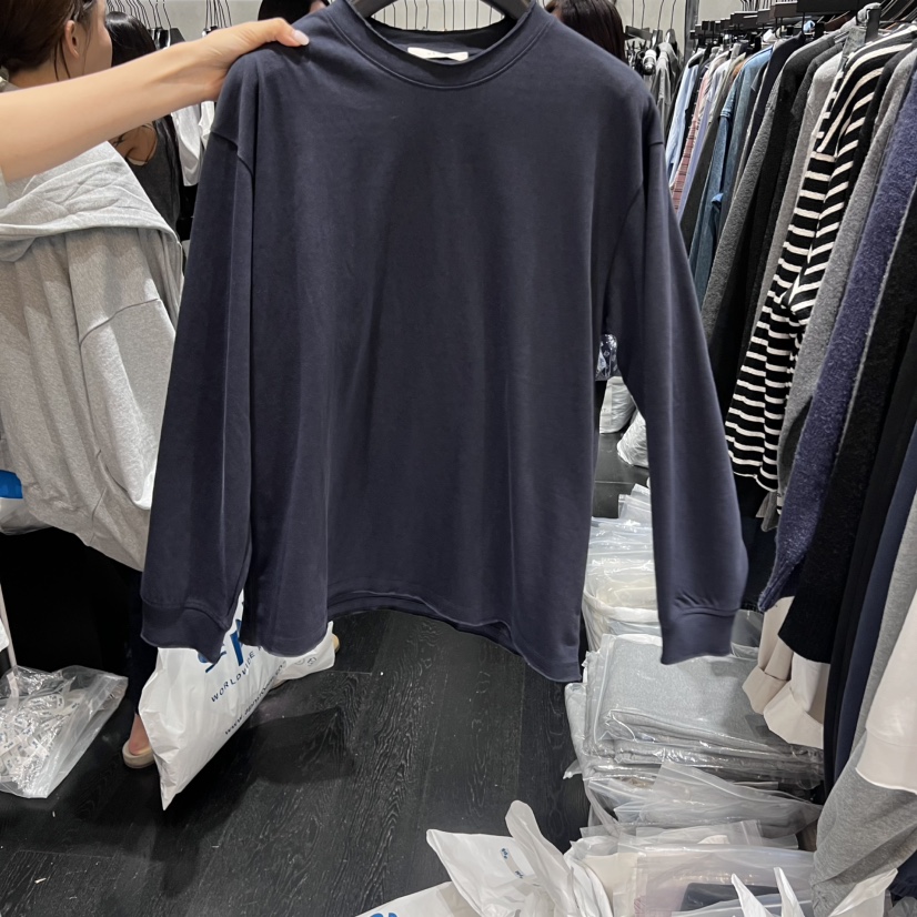 TUG韓國代購㊣女裝新品真品熱賣休閑職業25秋冬時尚長袖T恤TUG長袖T恤圖色2