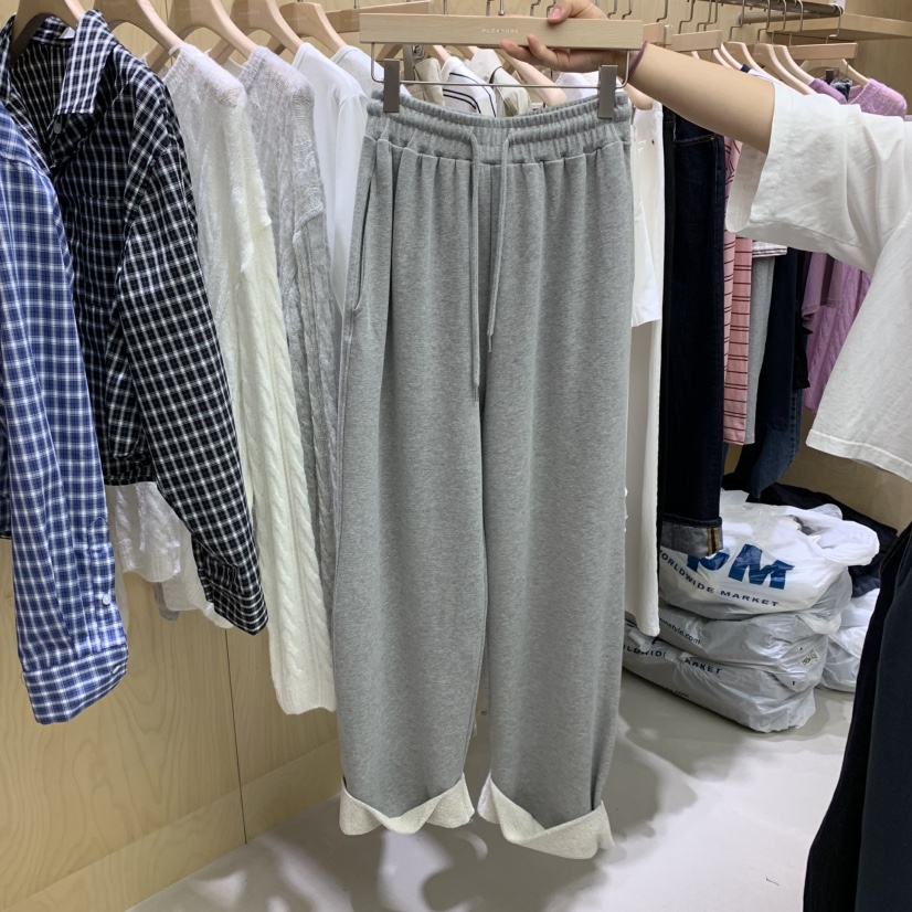 PLEASURE東大門㊣直郵女裝新款時尚25秋冬休閑真品職業休閑褲PLEASURE休閑褲