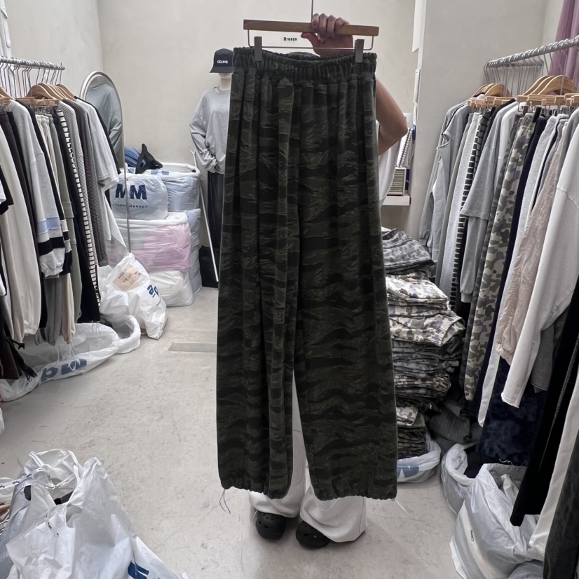 BREEZE韓國直郵㊣女裝新品熱賣人氣職業休閑25秋冬休閑褲迷彩BREEZE休閑褲