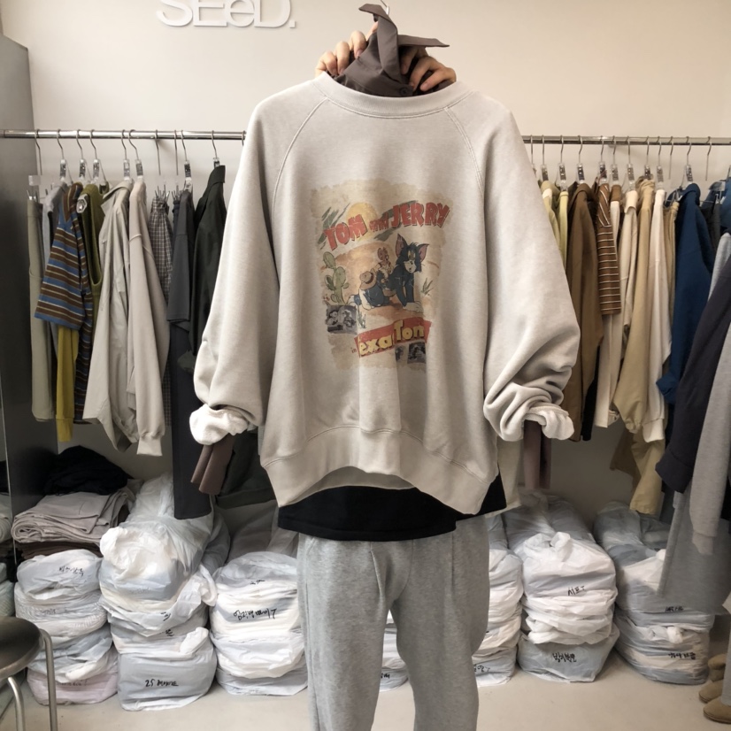 LEESEED-A東大門㊣直郵女裝新款25秋冬推薦真品時尚職業衛衣SEeD/LEESEED衛衣圖色1