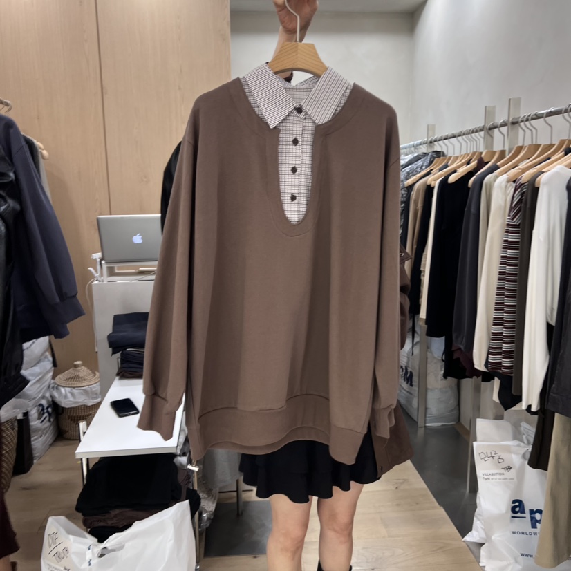 VILLABUTTON東大門㊣實拍女士新品真品職業人氣時尚熱賣衛衣VILLABUTTON衛衣圖色2