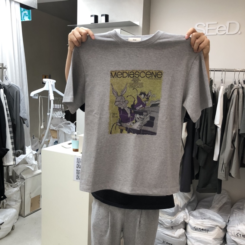 LEESEED-A東大門㊣代購女裝新款休閑25秋冬熱賣職業真品T恤SEeD/LEESEEDT恤
