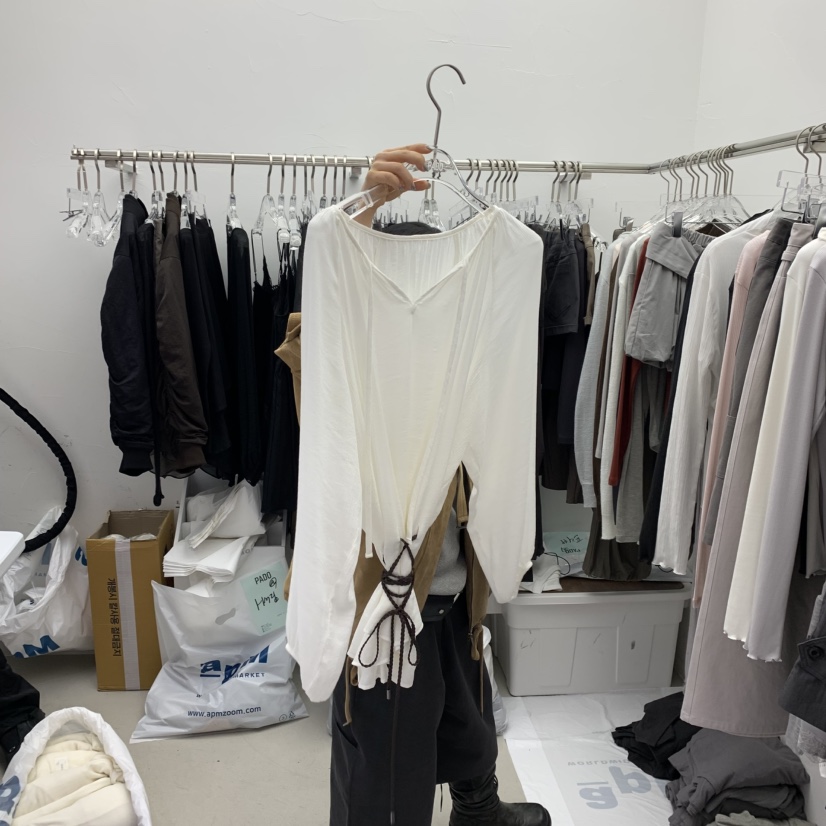 PADO韓國直郵㊣女士新品25秋冬時尚推薦休閑人氣連衣裙含腰繩PADO連衣裙圖色1