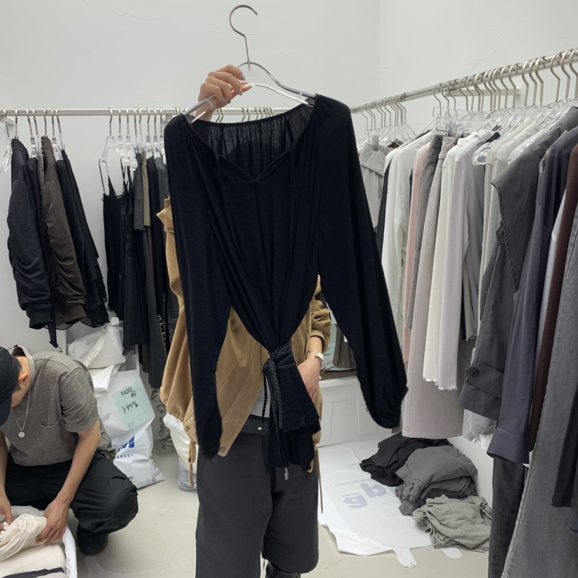 PADO韓國直郵㊣女士新品25秋冬時尚推薦休閑人氣連衣裙含腰繩PADO連衣裙圖色2