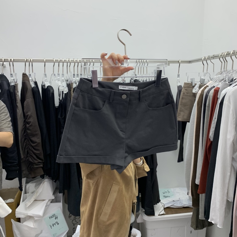 PADO韓國直郵㊣女士新品職業推薦25秋冬時尚休閑熱賣真品短褲PADO短褲圖色2