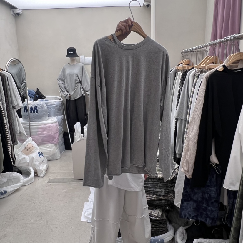 BREEZE韓國直郵㊣女裝新款職業25秋冬時尚人氣真品熱賣長袖T恤BREEZE長袖T恤圖色2
