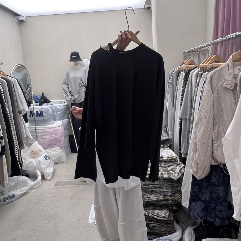 BREEZE韓國直郵㊣女裝新款職業25秋冬時尚人氣真品熱賣長袖T恤BREEZE長袖T恤圖色3