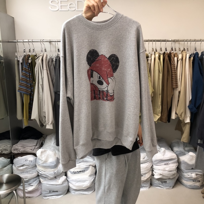 LEESEED-A韓國代購㊣女裝新品真品時尚人氣職業25秋冬衛衣SEeD/LEESEED衛衣圖色2