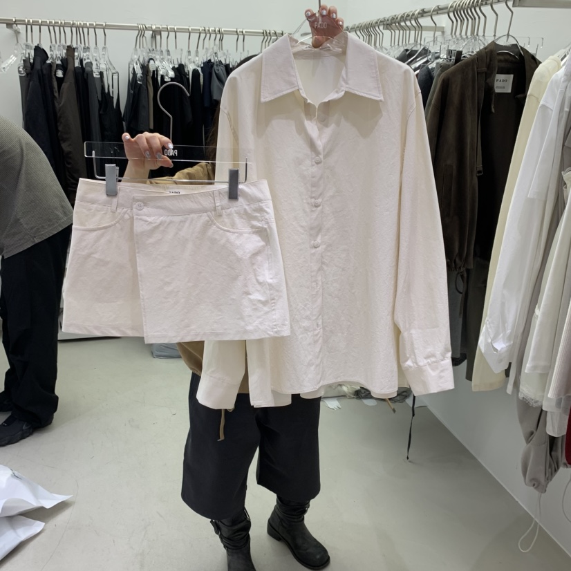 PADO東大門㊣實拍女士新品休閑職業真品熱賣時尚人氣套裝棉布PADO套裝圖色2