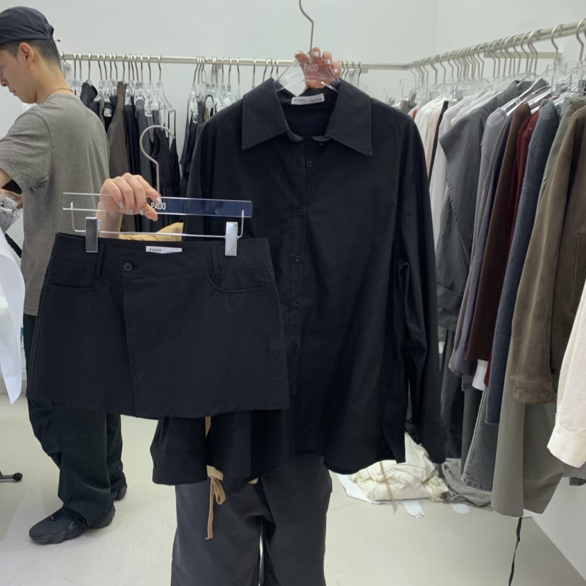 PADO東大門㊣實拍女士新品休閑職業真品熱賣時尚人氣套裝棉布PADO套裝圖色3