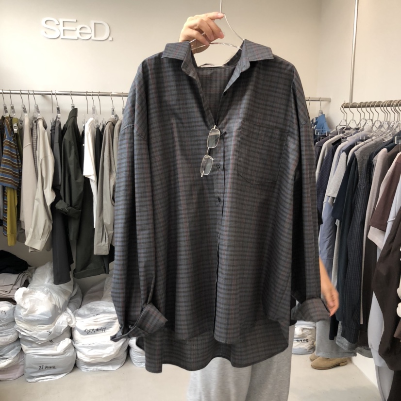 LEESEED-A東大門㊣代購女士新品真品25秋冬襯衫蕾絲衫不含內搭SEeD/LEESEED襯衫/蕾絲衫圖色2