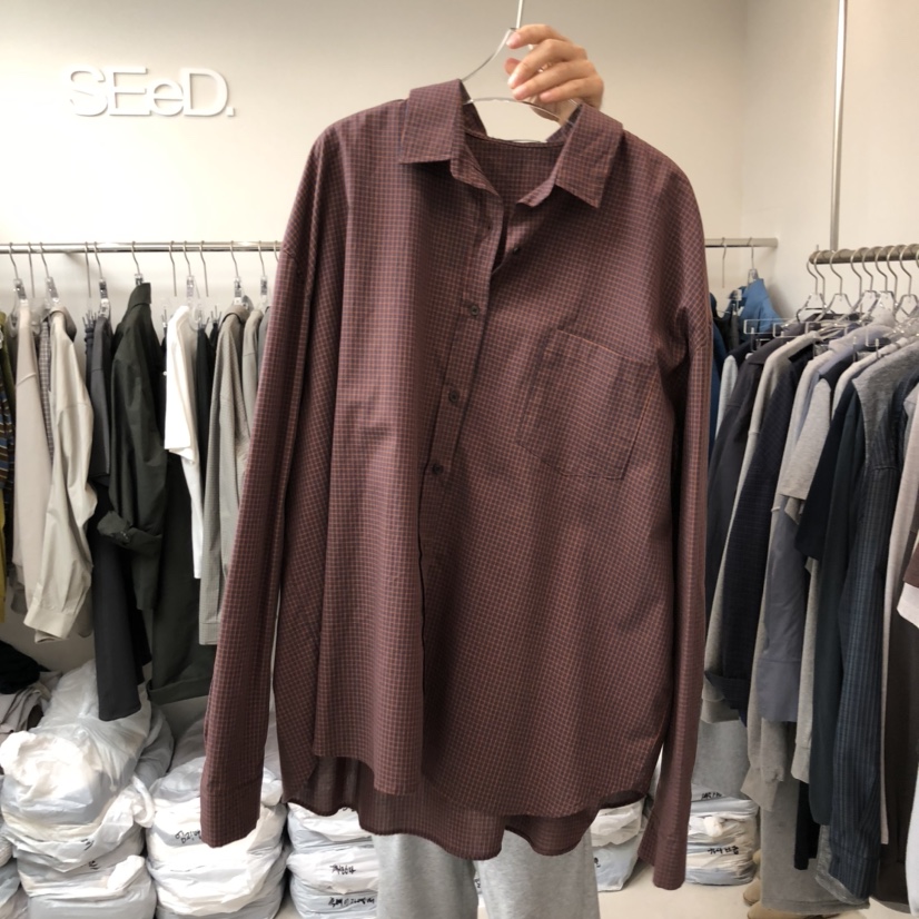 LEESEED-A東大門㊣代購女士新品真品25秋冬襯衫蕾絲衫不含內搭SEeD/LEESEED襯衫/蕾絲衫圖色4
