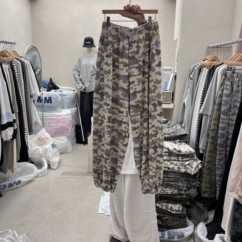 BREEZE東大門㊣實拍女士新款真品熱賣時尚25秋冬休閑褲迷彩BREEZE休閑褲
