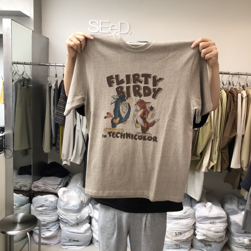LEESEED-A韓國代購㊣女裝新款25秋冬時尚人氣熱賣真品職業T恤SEeD/LEESEEDT恤