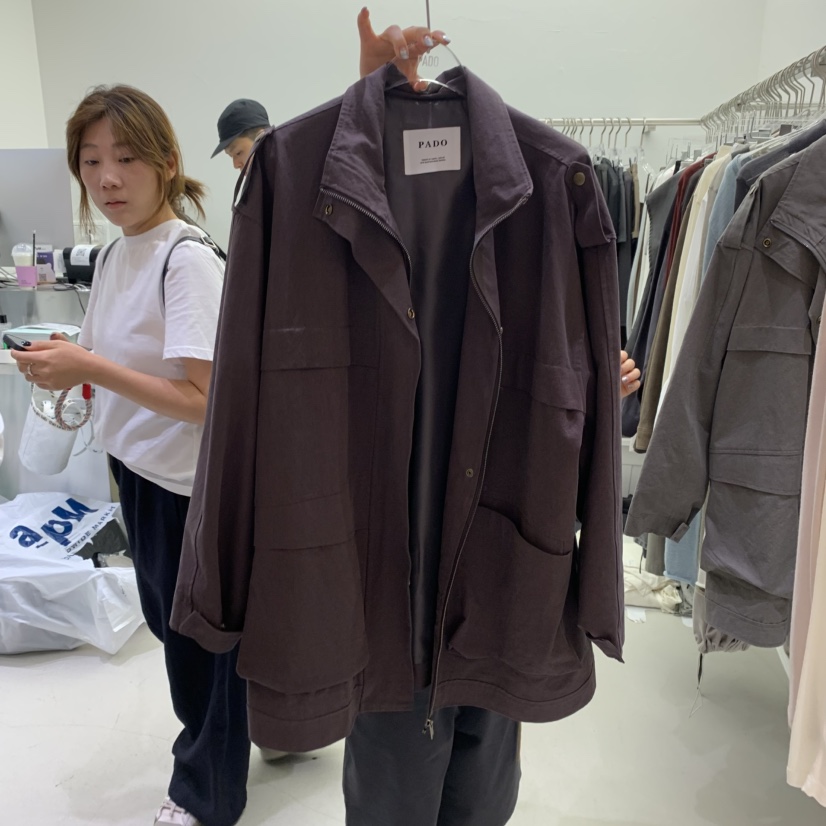 PADO韓國直郵㊣女士新品人氣推薦熱賣時尚職業25秋冬夾克復古PADO夾克