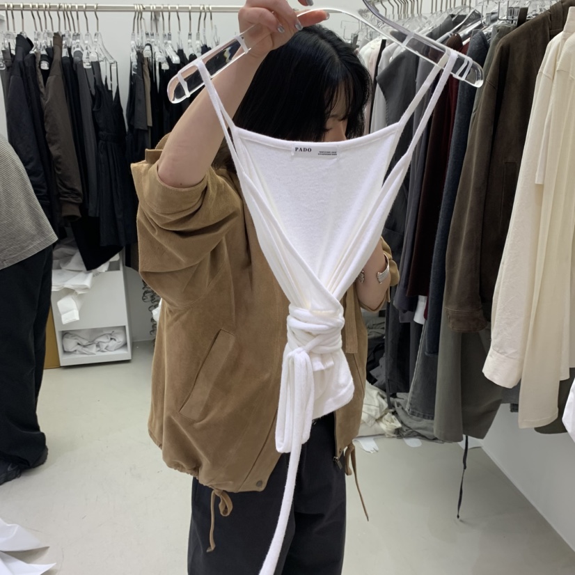 PADO東大門㊣直郵女士新品人氣推薦時尚休閑真品職業吊帶背心PADO吊帶/背心圖色1