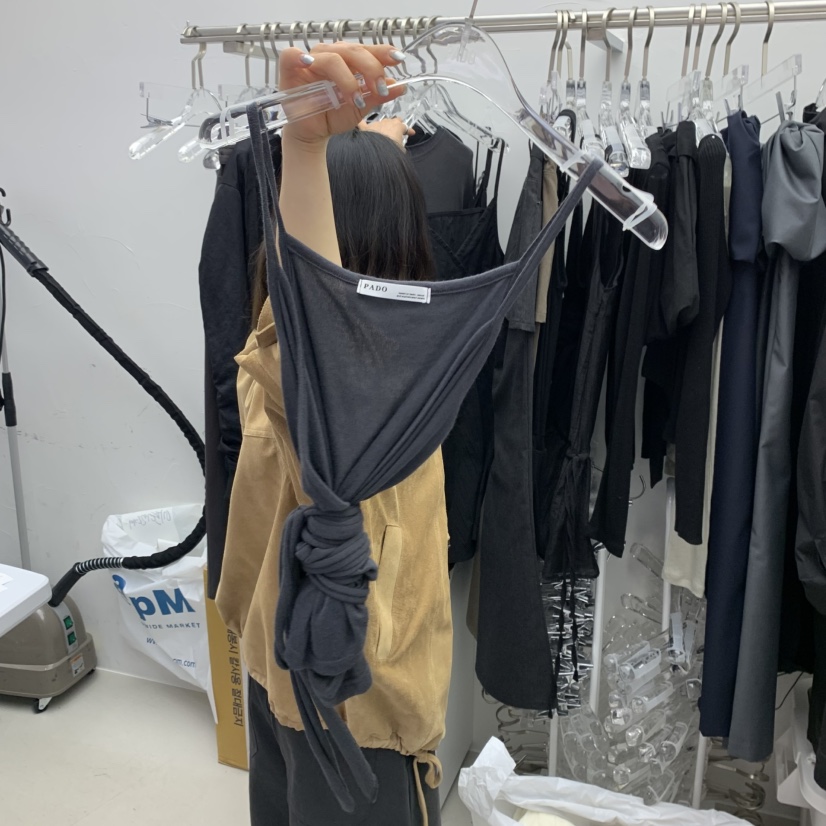 PADO東大門㊣直郵女士新品人氣推薦時尚休閑真品職業吊帶背心PADO吊帶/背心圖色3