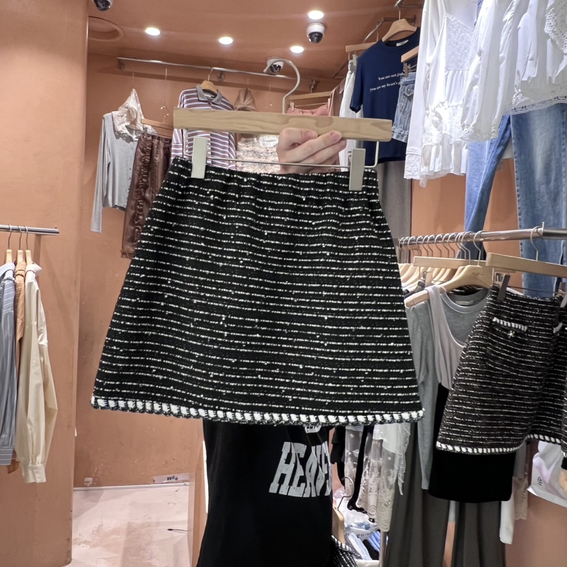 BY FLOW韓國代購㊣女裝新品25秋冬休閑真品職業人氣推薦短裙BY FLOW短裙
