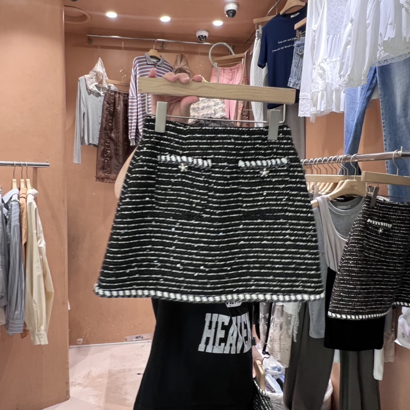 BY FLOW韓國代購㊣女裝新品25秋冬休閑真品職業人氣推薦短裙BY FLOW短裙