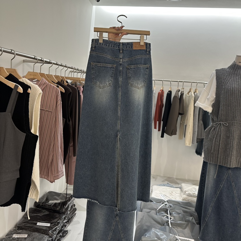 BAGUETTE-P東大門㊣實拍女裝新品職業25秋冬休閑熱賣推薦長裙BAGUETTE-P長裙