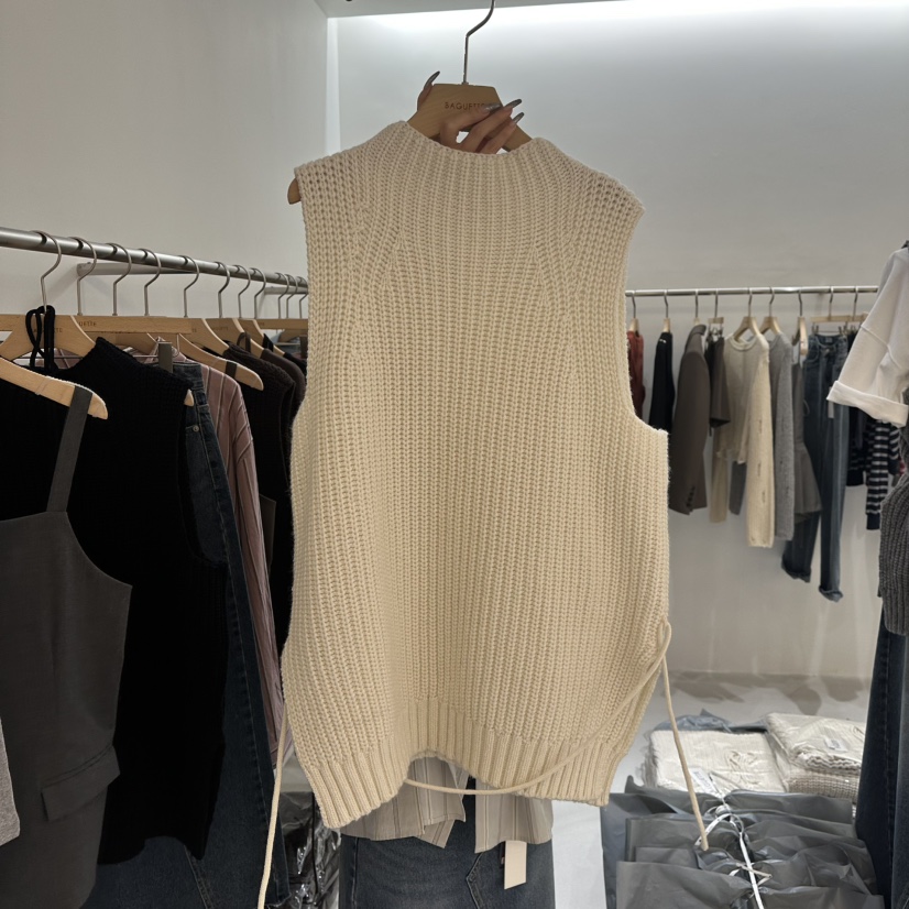 BAGUETTE-P韓國代購㊣女裝新款休閑25秋冬真品職業吊帶背心BAGUETTE-P吊帶/背心圖色1