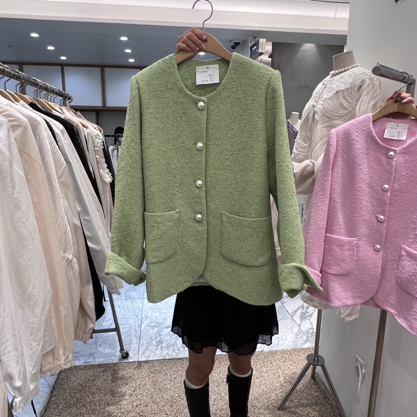 A東大門㊣直郵女裝新品真品推薦時尚25秋冬人氣職業熱賣夾克A STORE夾克圖色1