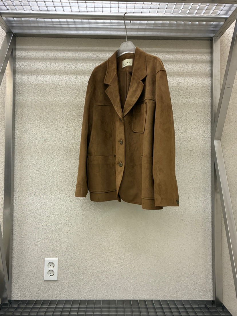 空韓國代購㊣女裝新品職業熱賣真品推薦25秋冬時尚休閑夾克MWE夾克圖色2