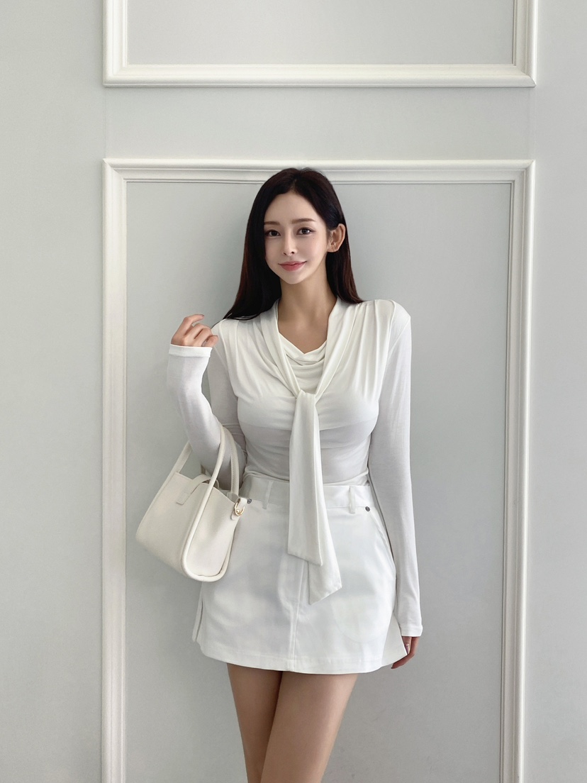 CLOTH韓國直郵㊣女士新款人氣25秋冬職業休閑時尚推薦長袖T恤CLOTH長袖T恤