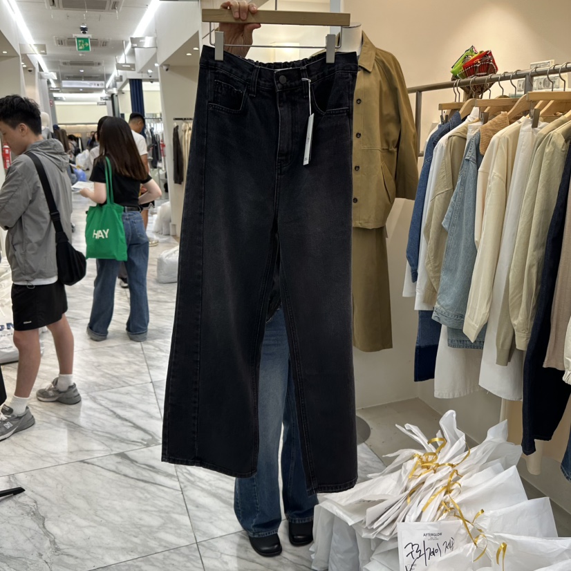 AFTERGLOW東大門㊣直郵女士新品人氣熱賣25秋冬職業休閑牛仔褲AFTERGLOW牛仔褲圖色2