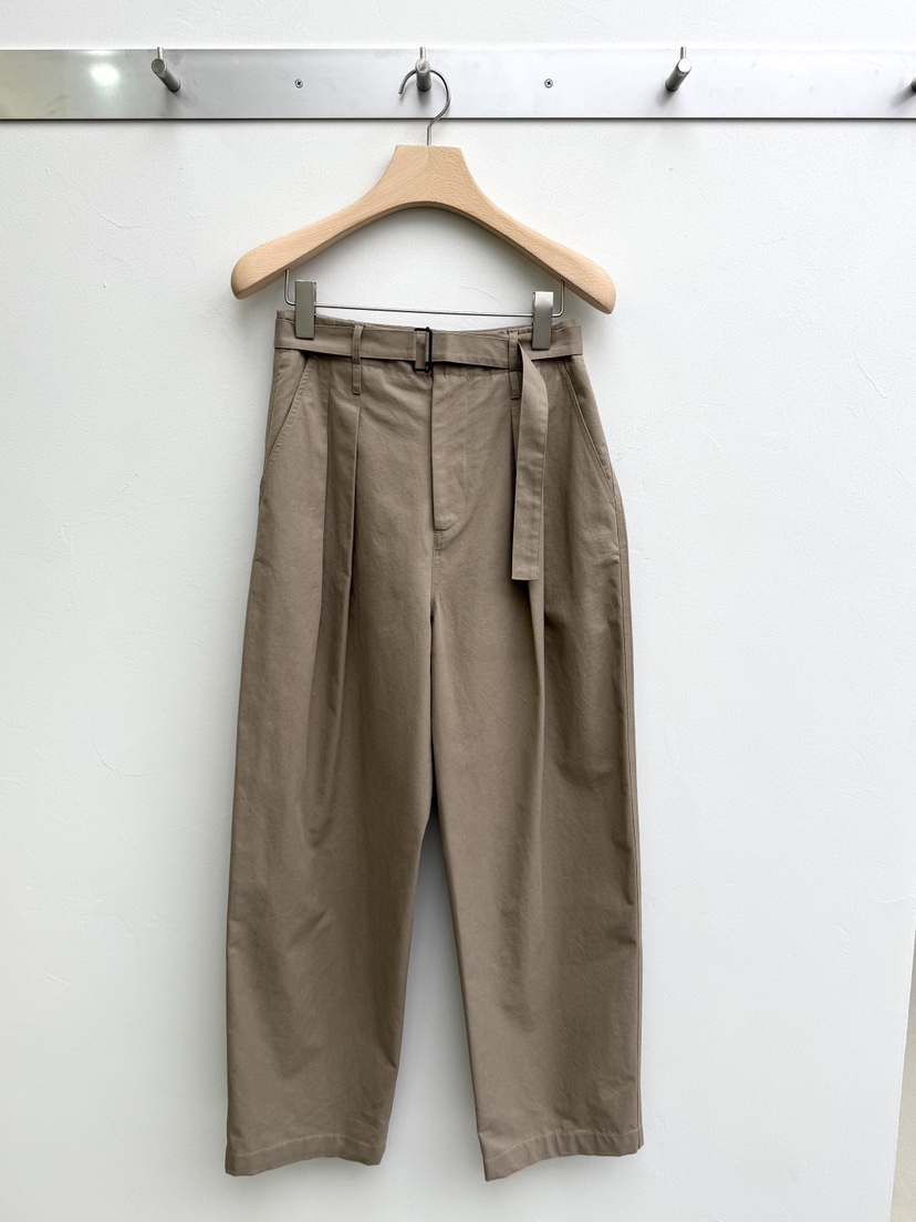 LEGACY BONE韓國代購㊣女裝新品25秋冬人氣時尚休閑褲含腰帶LEGACY BONE休閑褲