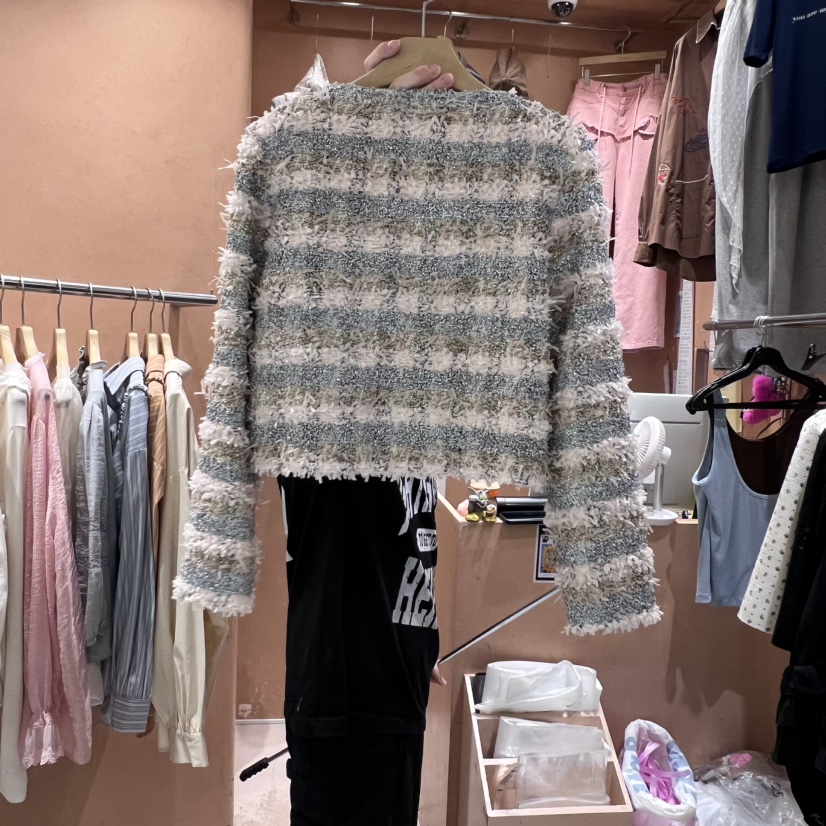 BY FLOW韓國直郵㊣女士新品休閑時尚職業25秋冬真品夾克花呢BY FLOW夾克