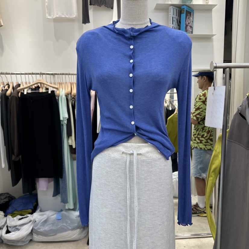 ORRD東大門㊣實拍女裝新品休閑推薦時尚真品25秋冬長袖T恤開衫ORRD長袖T恤