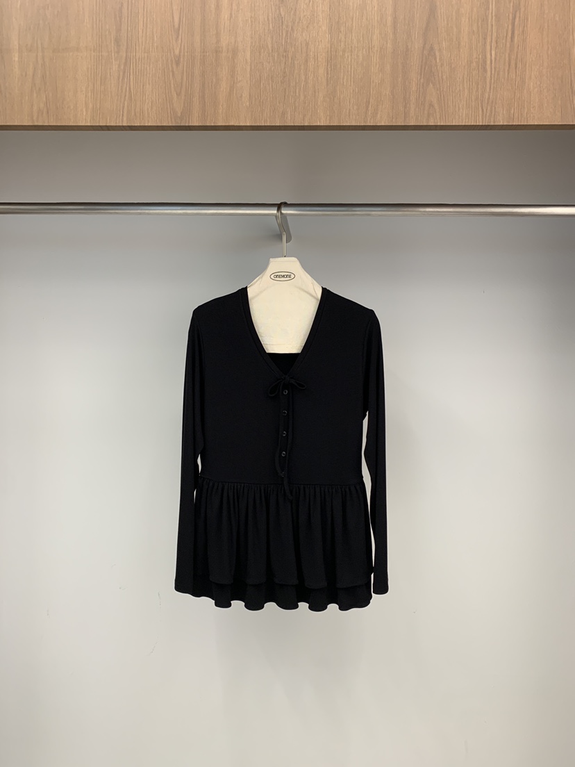 ONE MONE東大門㊣實拍女士新品休閑25秋冬真品時尚長袖T恤ONE MONE長袖T恤圖色2