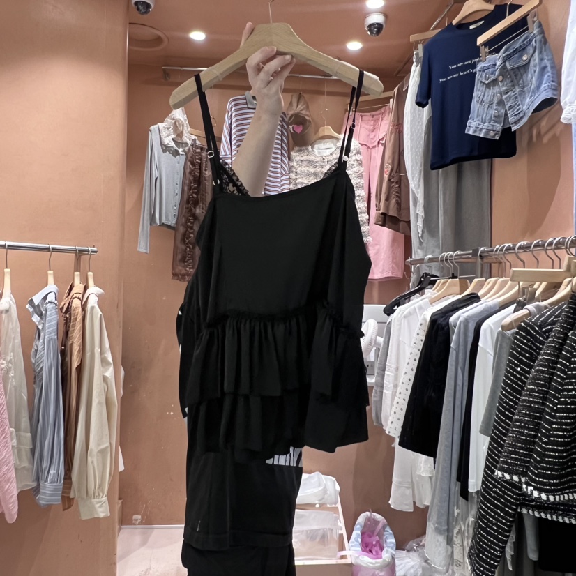 BY FLOW東大門㊣實拍女士新品職業真品吊帶背心不含內搭蕾絲BY FLOW吊帶/背心