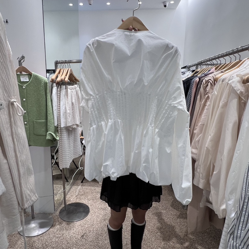 A東大門㊣代購女士新款職業休閑時尚人氣推薦熱賣襯衫蕾絲衫A STORE襯衫/蕾絲衫
