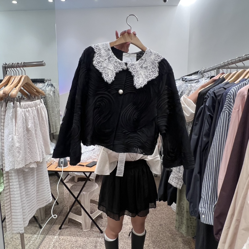 A韓國直郵㊣女裝新品人氣推薦時尚熱賣休閑職業25秋冬真品夾克A STORE夾克