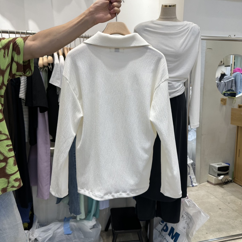 ORRD東大門㊣代購女士新品真品25秋冬熱賣推薦休閑長袖T恤開衫ORRD長袖T恤