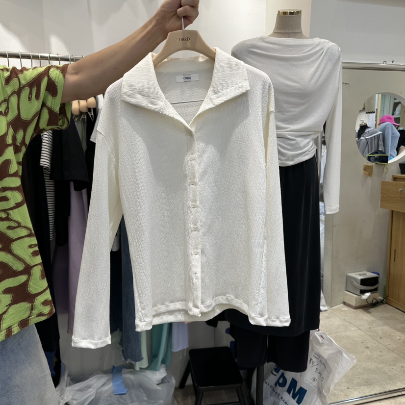 ORRD東大門㊣代購女士新品真品25秋冬熱賣推薦休閑長袖T恤開衫ORRD長袖T恤