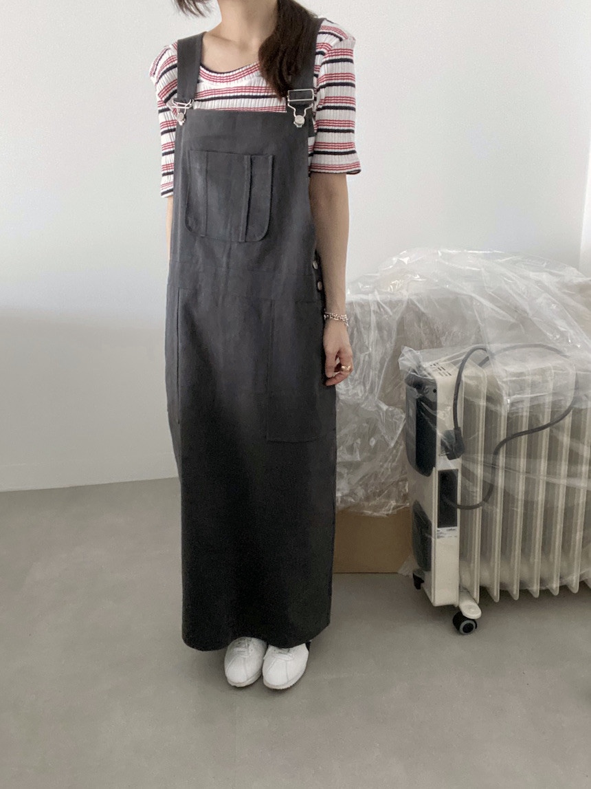 PLANTS ON GRAY東大門㊣實拍女士新款熱賣時尚休閑連衣裙PLANTS ON GRAY連衣裙