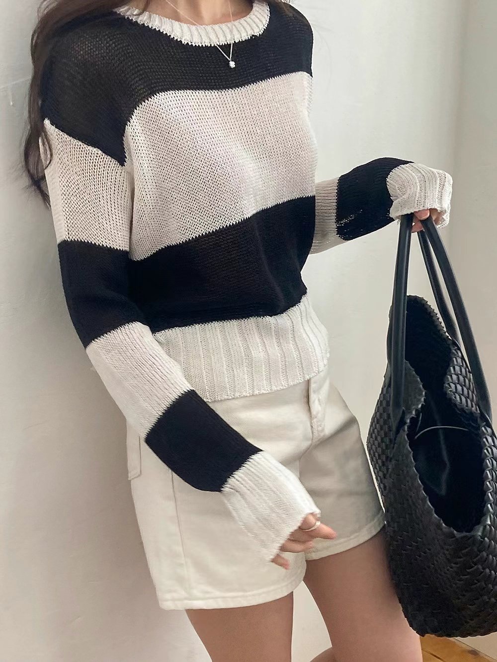 STITCH東大門㊣代購女士新品真品推薦25秋冬休閑人氣針織衫BACCARAT-2件起針織衫