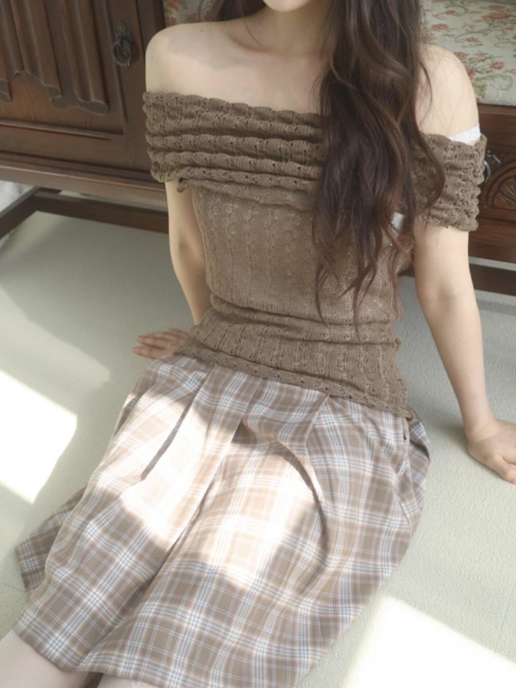 CLEVERGARDEN韓國直郵㊣女裝新品25秋冬職業人氣時尚針織衫CLEVERGARDEN針織衫