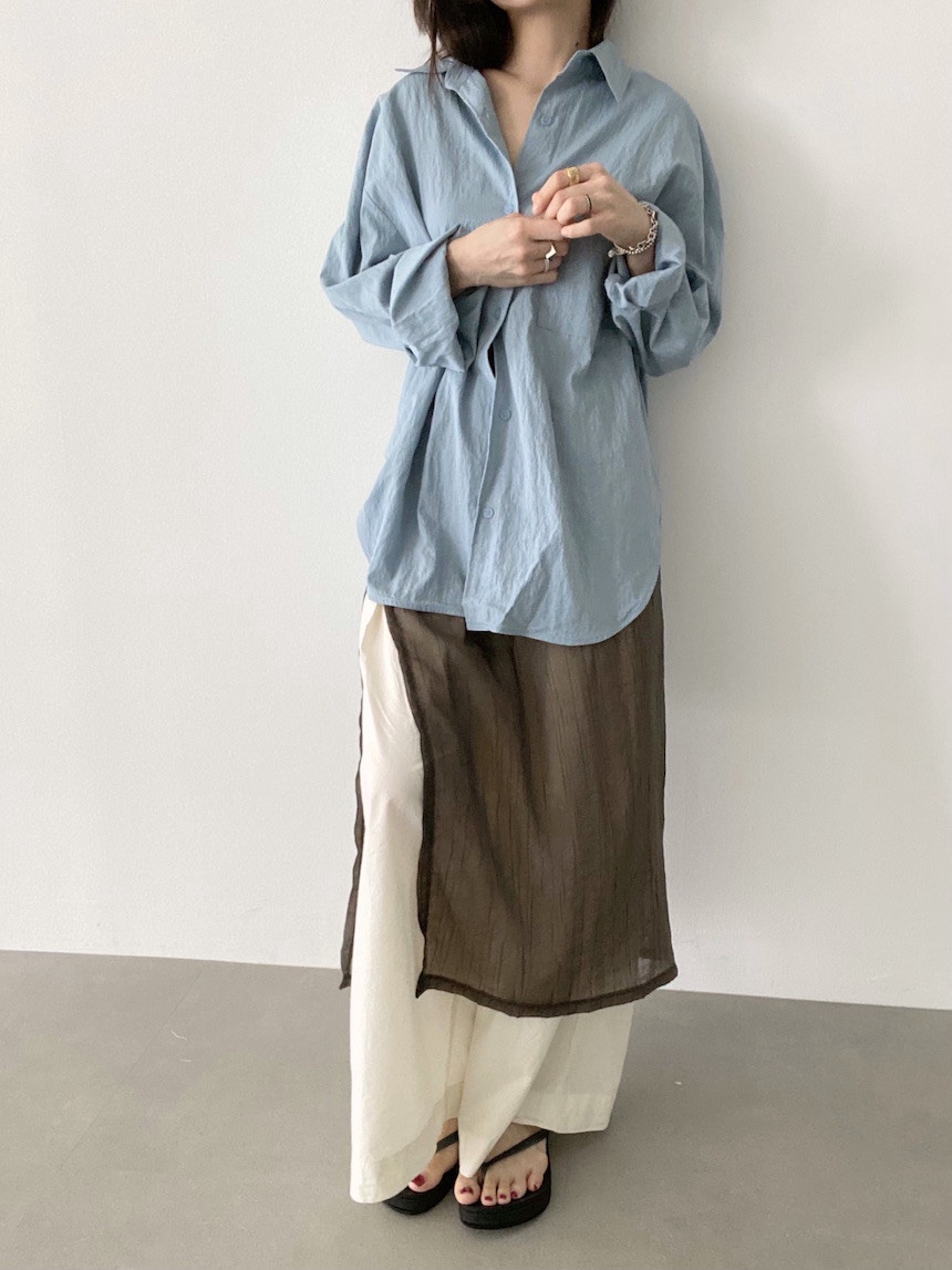 PLANTS ON GRAY韓國直郵㊣女裝新款熱賣25秋冬襯衫蕾絲衫PLANTS ON GRAY襯衫/蕾絲衫