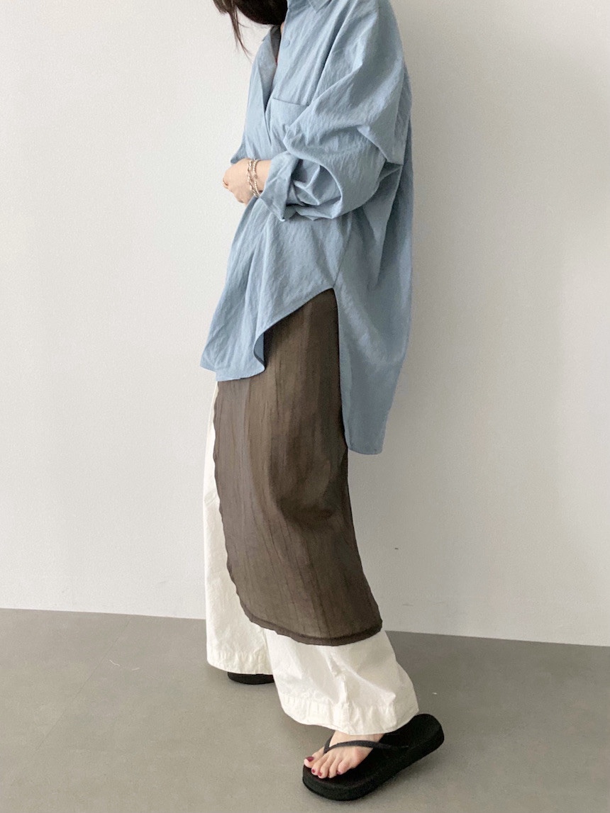 PLANTS ON GRAY韓國直郵㊣女裝新款熱賣25秋冬襯衫蕾絲衫PLANTS ON GRAY襯衫/蕾絲衫