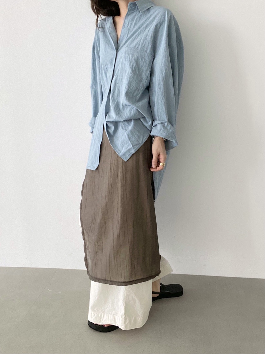 PLANTS ON GRAY韓國直郵㊣女裝新款熱賣25秋冬襯衫蕾絲衫PLANTS ON GRAY襯衫/蕾絲衫
