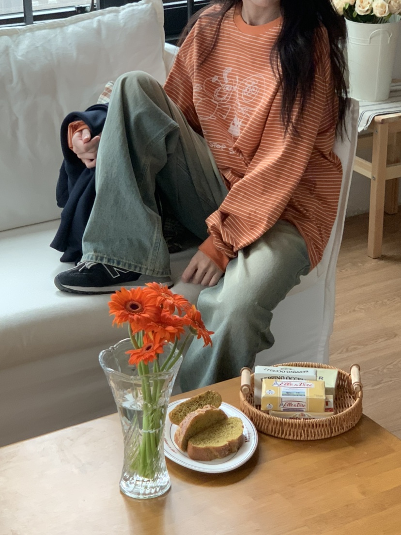 BEFORE SUNRISE東大門㊣實拍女裝新款25秋冬職業休閑長袖T恤BEFORE SUNRISE長袖T恤