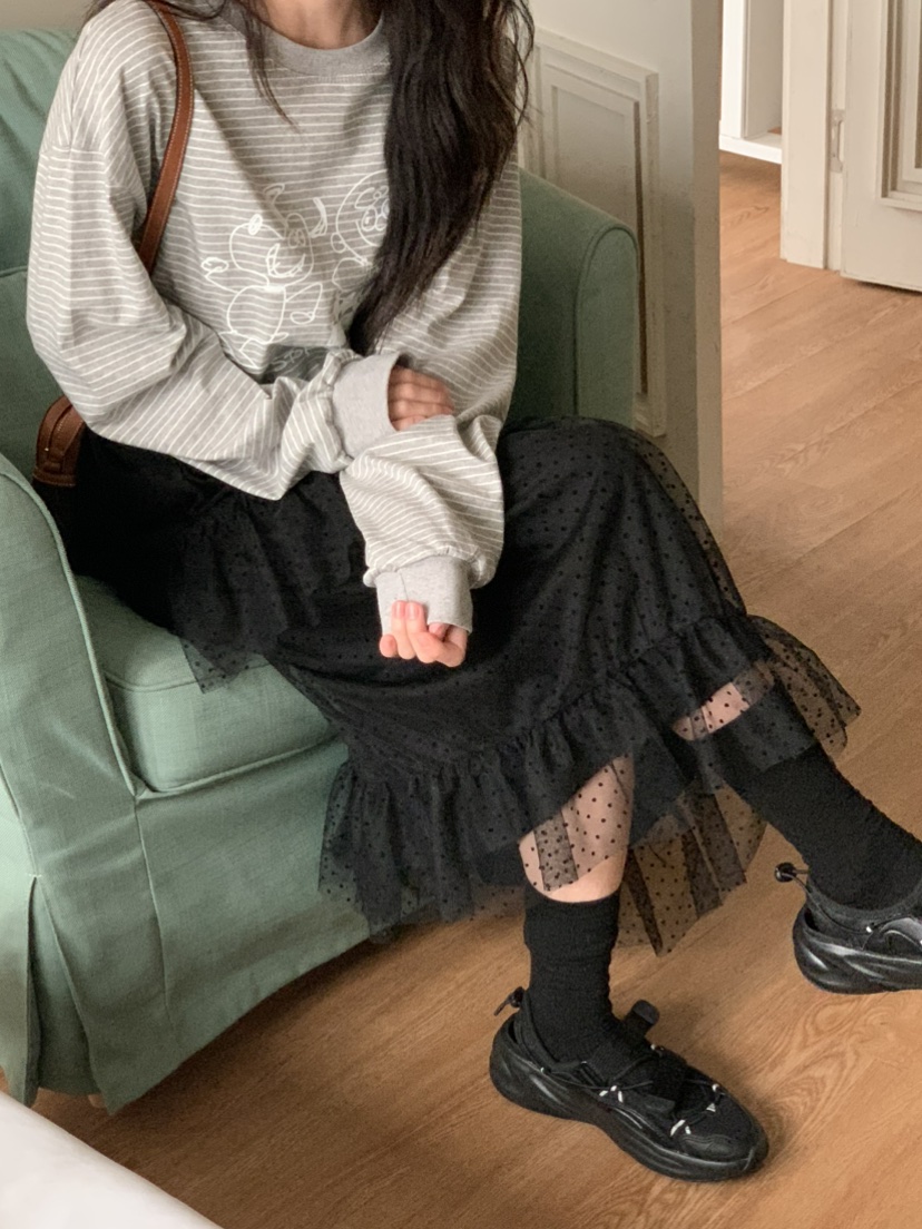 BEFORE SUNRISE東大門㊣實拍女裝新款25秋冬職業休閑長袖T恤BEFORE SUNRISE長袖T恤